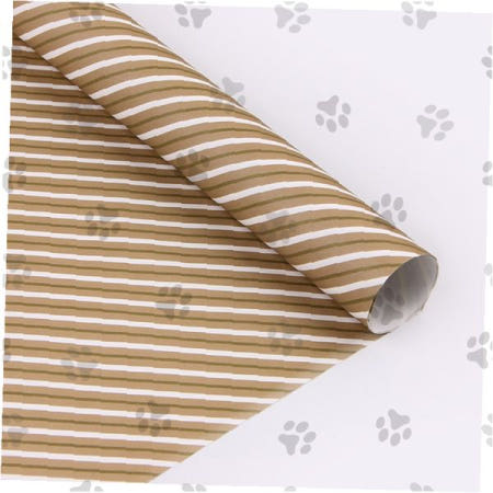 골드 스트라이프 무늬 고급 포장용지 생일 축하 기념일 선물 싸는 종이 광택