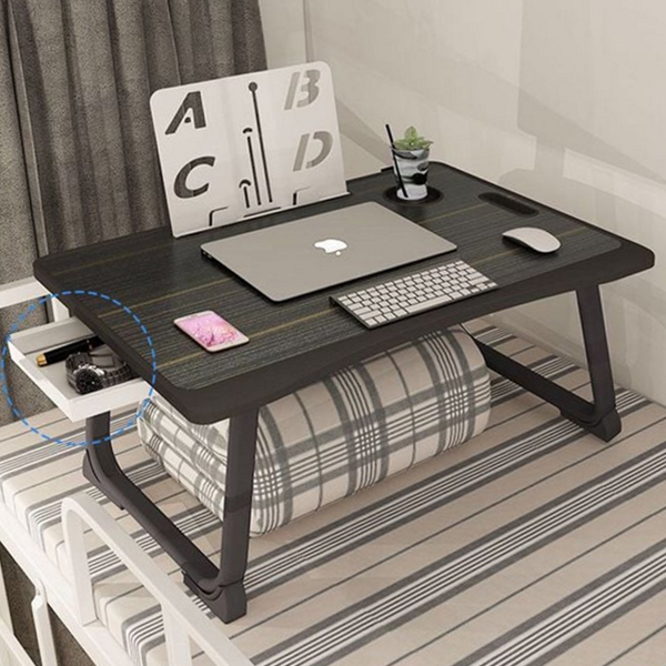 휴대용 접이식 침대 테이블 트레이 좌식 베드 테이블 노트북 간이