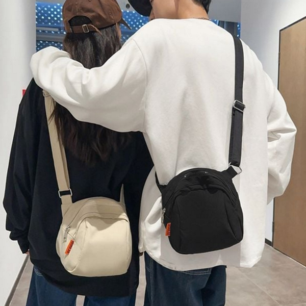 데 나일론 크로스 백 미니 여성 크로스 백 둥근 캐주얼 - 상품 이미지