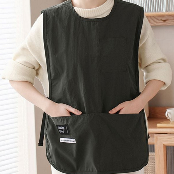 조끼형 주방 앞치마 바리스타 카페 앞치마 데 포켓