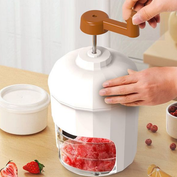 눈꽃 수동 빙수기 휴대용 가정용 빙수기 팥빙수 얼음갈이 만들기 여름