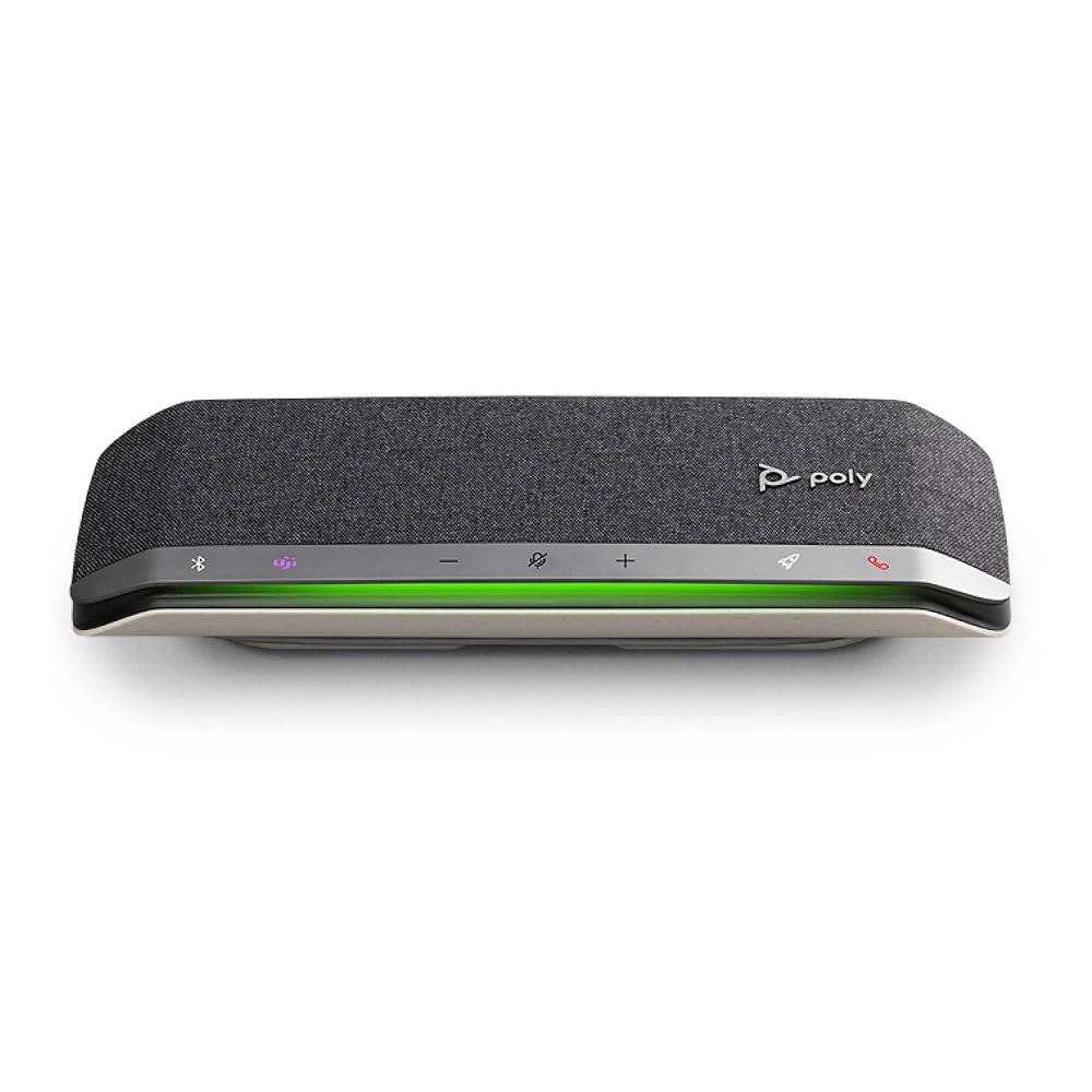 Poly Sync 40 스마트 스피커폰 (Plantronics) USB 블루투스를 마이크로소프트 아마존 인증 PC/Mac에 독점 연결 유연한 및 스마트폰을 - 통해 공간 작업 - 상품 이미지