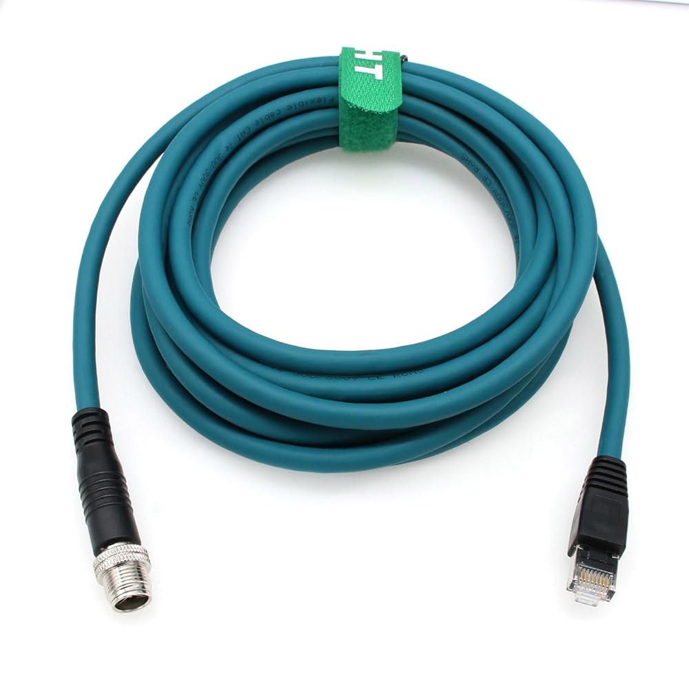 8핀 X-코드 M12 RJ45 CAT-7e 카메라 사이트 바코드 케이블 센서 SR-5000 Keyence 5M 리더 데이터 코그넥스 매트릭스 인 네트워크 맨 IV3 - 상세 이미지 2