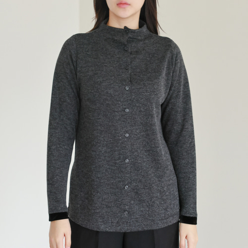 엄마옷 조이마담 T51808 반오픈 버튼장식 티셔츠 중년여성의류 - 상세 이미지 2
