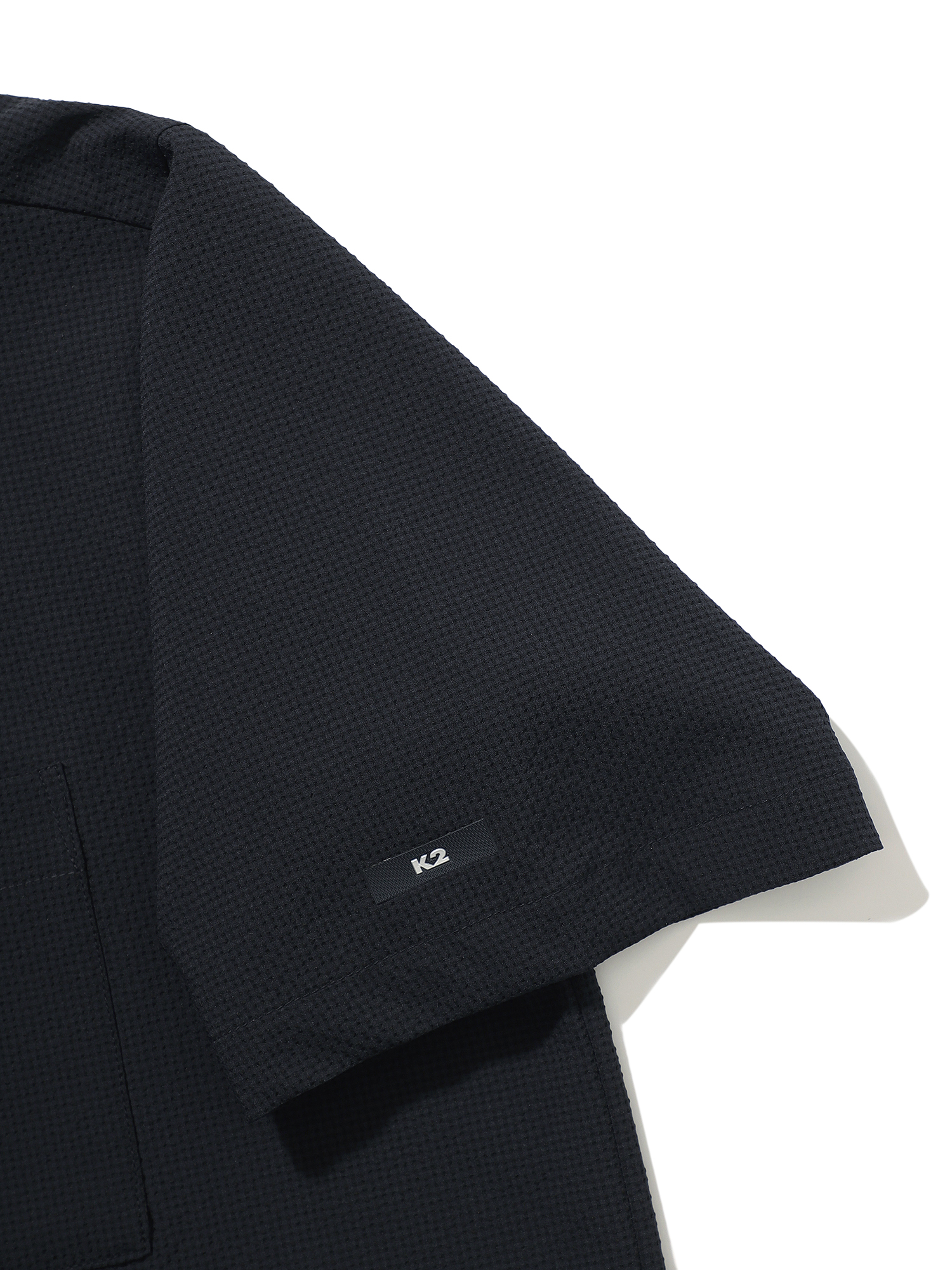 [본사직영] K2 남성 시원서커 DRY ICE 반팔 셔츠  ICE DARK NAVY KMM25449I4 - 상세 이미지 5