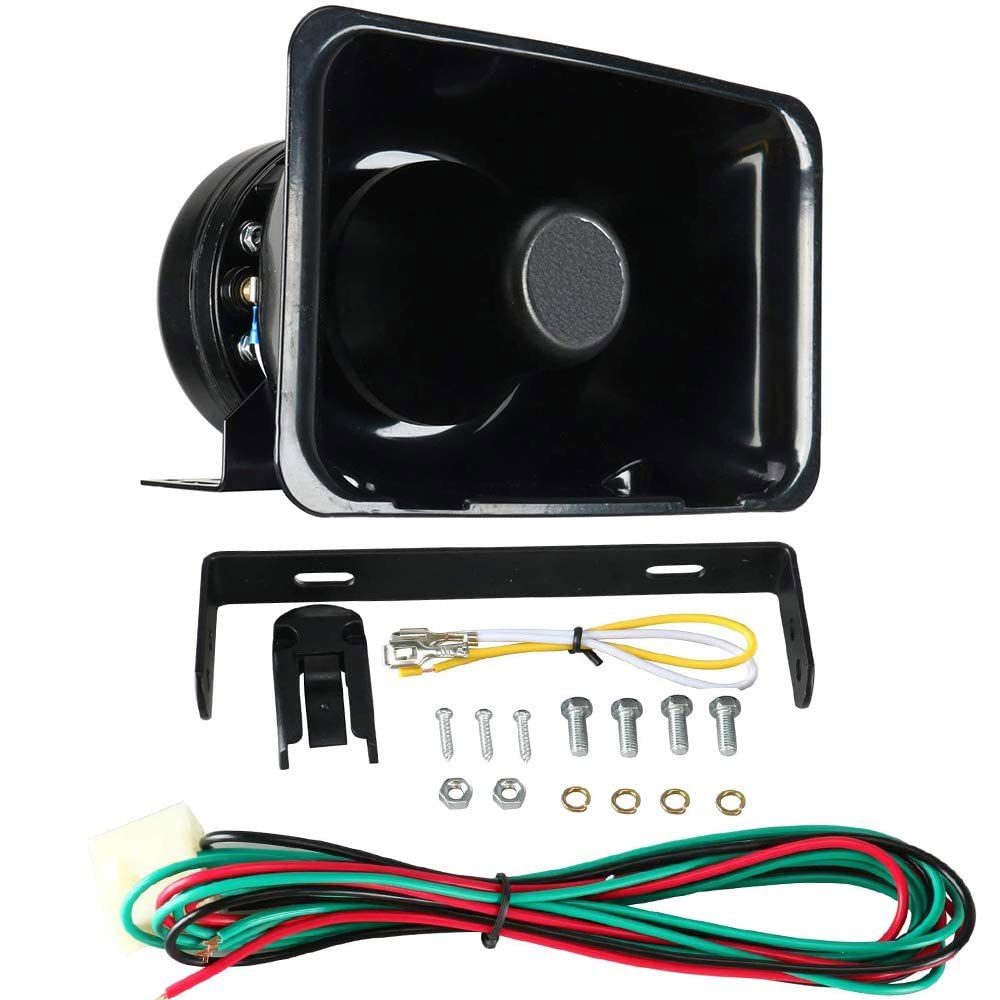 BTSHUB 200와트 12V 앰프 경찰 스피커 엔지니어 8톤 시스템, 사이렌 차량용 소방 비상 경찰, 및 구급차, 라우드 - 상세 이미지 3