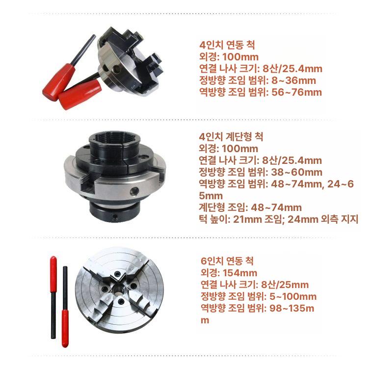 모터 교체용 나무선반 로구로 자동 조각기 작업기 염주 T0814VD 목공 선반 550W 표준 - 상세 이미지 5