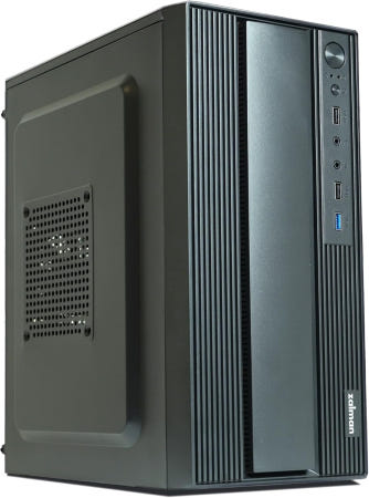 [해외]잘만 T6 미니 컴팩트 MATX PC 케이스 마이크로 ATX ITX SFX HTPC 스몰 폼 팩터 미니멀리스트 데스크톱 섀시(USB 3.0 80mm 팬 사전 설치) T6 M