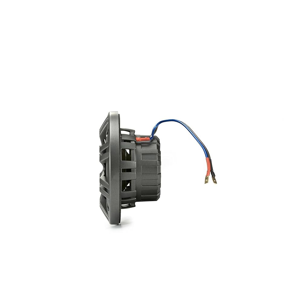 KICKER KM4 100mm(4인치) 해양 동축 2옴, 화이트 그릴 스피커, 13mm(1/2인치) 차콜 트위터, - 상세 이미지 3