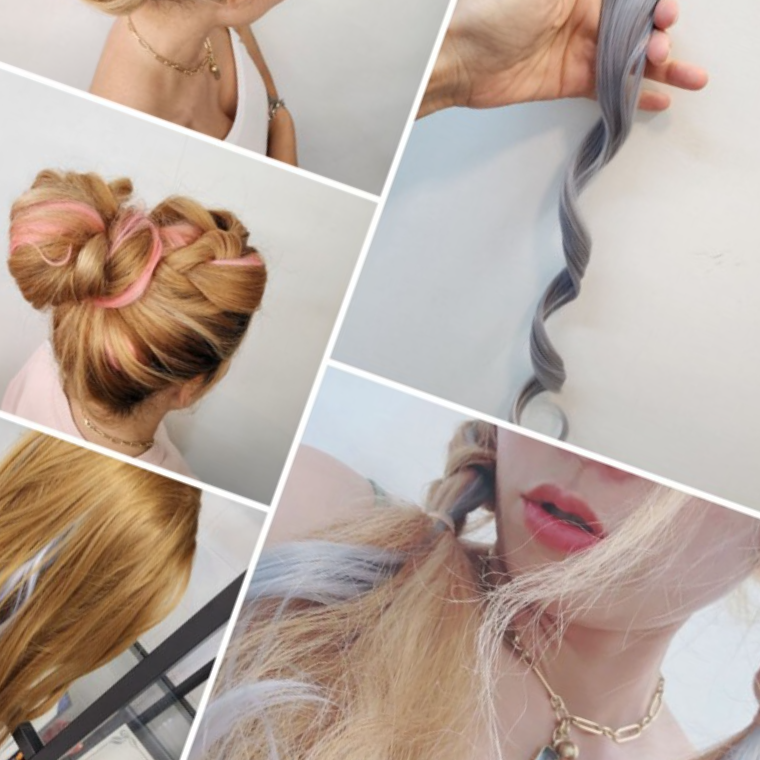 멋 브릿지 클럽 파티 스타일 부분 가발 피스 위그 - 상품 이미지