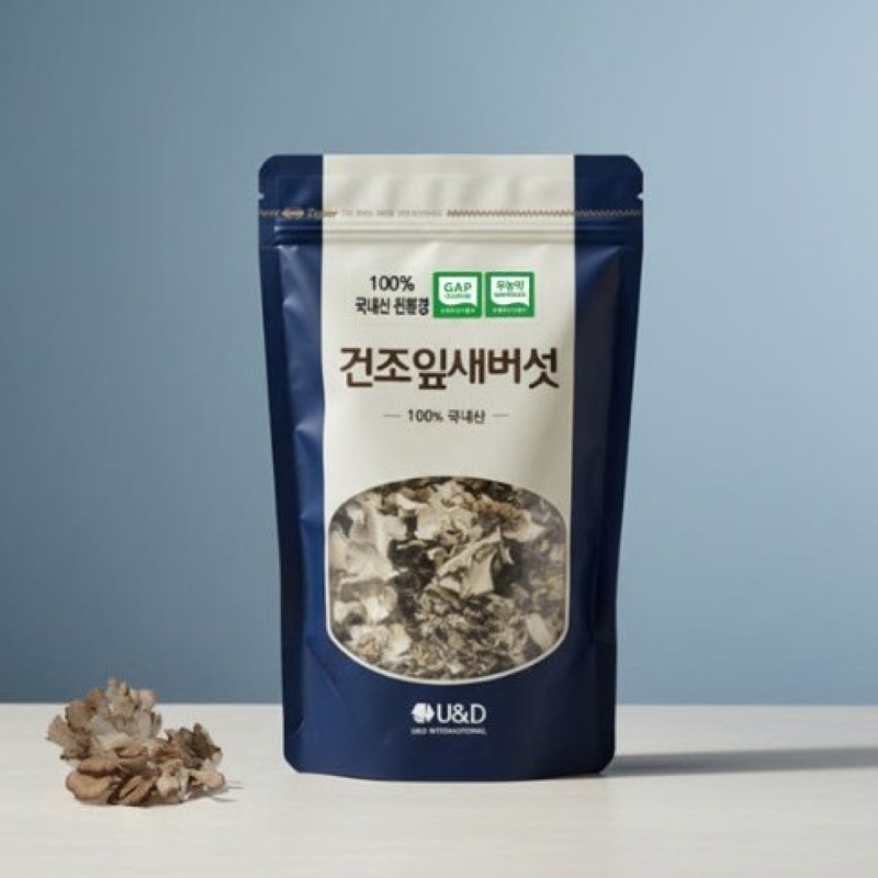 국내산 무농약 친환경 GAP 건조잎새버섯 안심포장 100g, 1개 - 상품 이미지