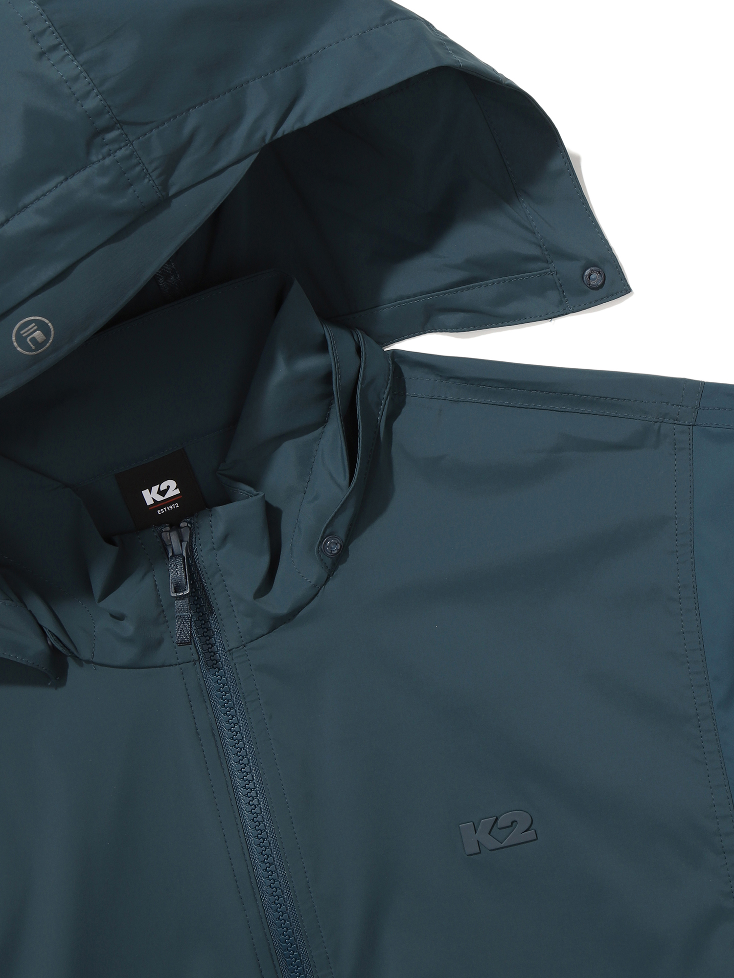 [본사직영] K2 남성 웨더리스(WEATHERLESS) 바이저 (VISOR) 바람막이 자켓 MIDNIGHT TEAL KMM251418G 이미지 6