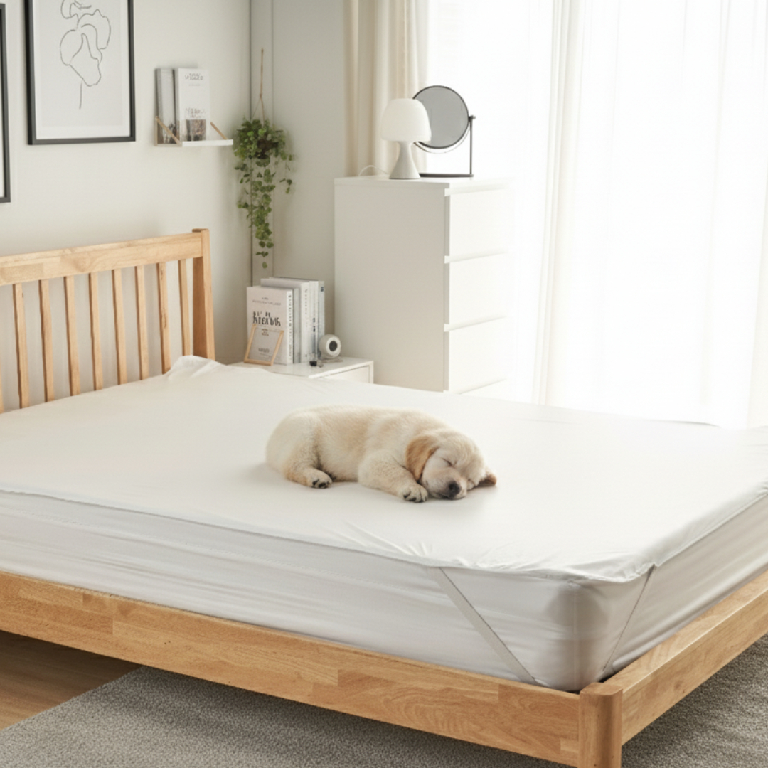 솜스 국내산 방수매트리스커버 올인원매트리스커버 알러지케어 침대시트 화이트, SS(슈퍼싱글)