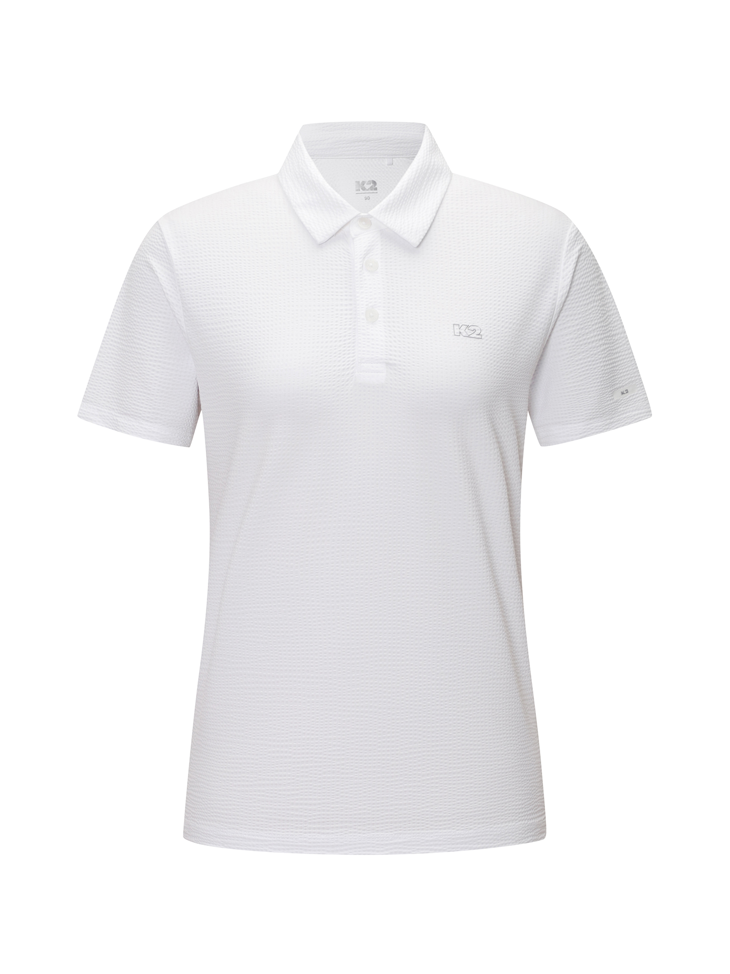 [본사직영] K2 여성 시원서커 ICE WAFFLE 폴로 W ICE WHITE KWM25252I5 - 상품 이미지