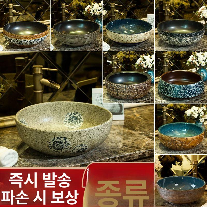 인테리어 돌 세면대 직선 얇은 석재 작은 보트 화장실 시린넨 도트 단일 세면대 - 상세 이미지 2