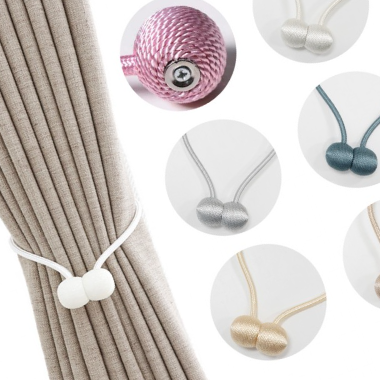 커튼볼로프 커튼정리 커튼묶기 커튼끈 자석 커튼볼