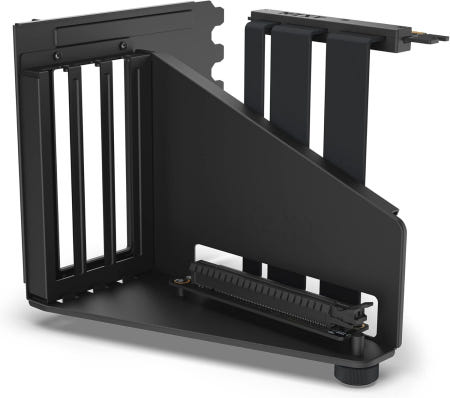 [해외]NZXT 수직 GPU 장착 키트 - AB-RH175-B1-175mm PCIe 4.0x16 라이저 케이블 홀더 견고한 스틸 브래킷 블랙 Black Mounting Kit