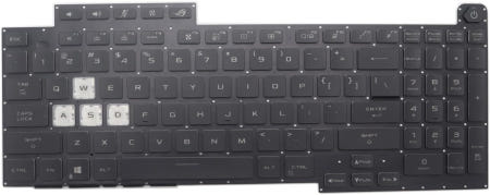 [해외]xiixtoo Asus ROG Strix G17 G713 G713Q G713QE G713QM G713QR G713QY용 신규 교체 키보드 백라이트 미국 버전