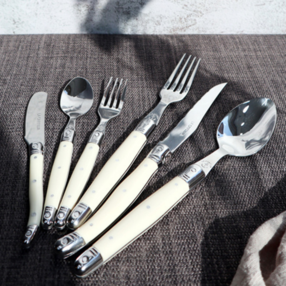 디너 커트러리 세트 스푼 포크 나이프 스텐 양식기 숟가락 카페 레스토랑 답례 선물 - 상세 이미지 4