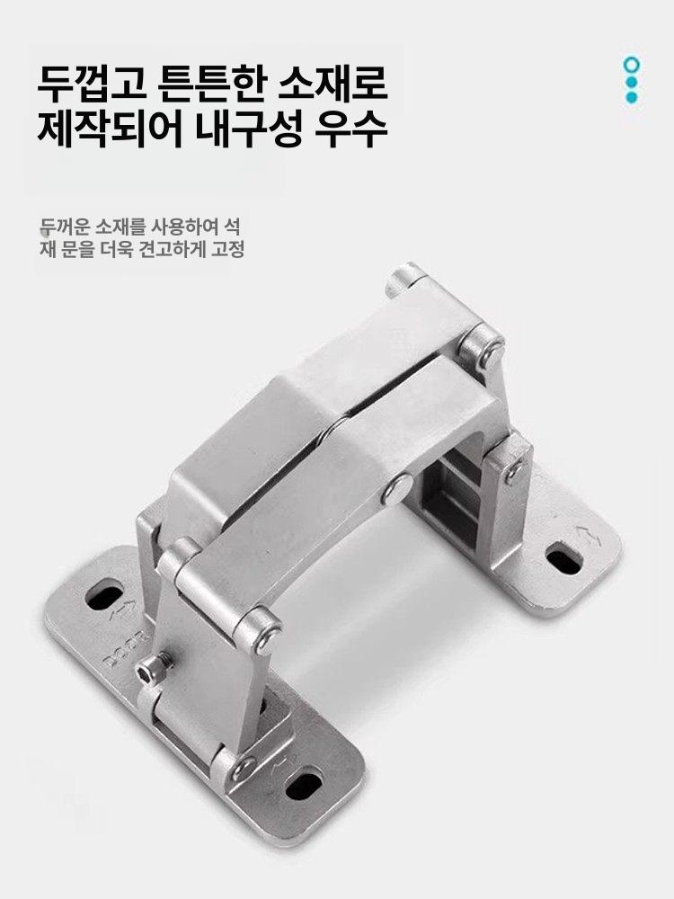 방화문 산업용 헤비듀티 대형 접이식 도어 힌지 고중량 스테인리스스틸 - 상세 이미지 4