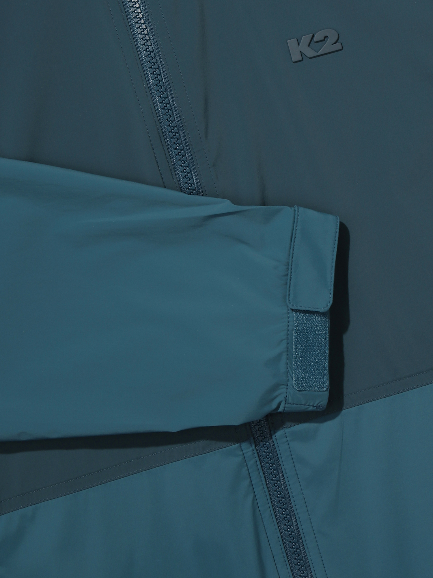 [본사직영] K2 남성 웨더리스(WEATHERLESS) 바이저 (VISOR) 바람막이 자켓 MIDNIGHT TEAL KMM251418G 이미지 7