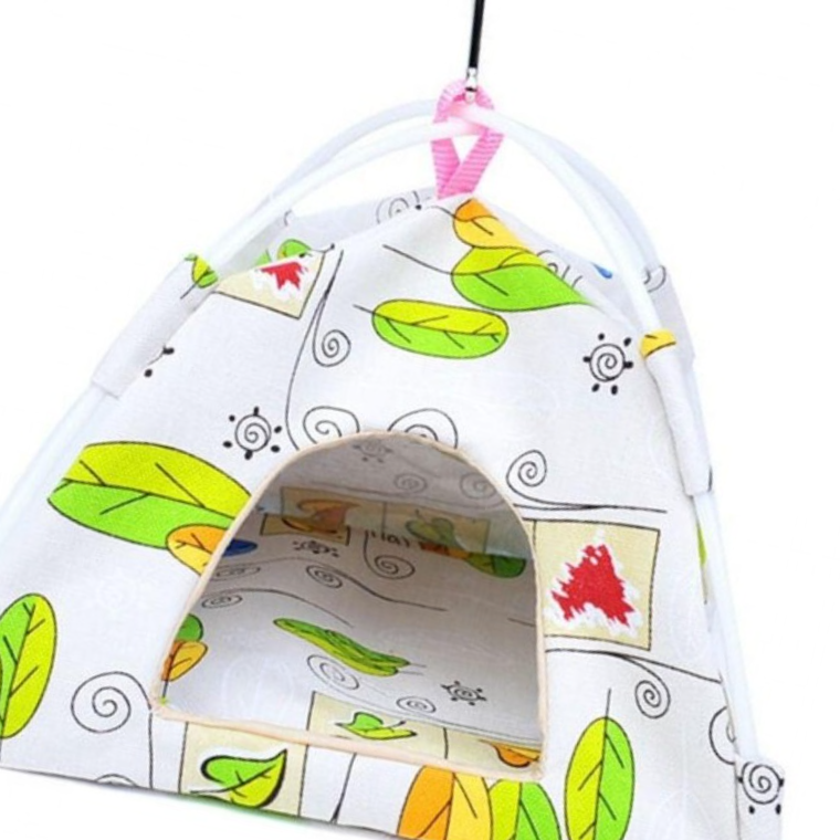 앵무새 텐트 새장 둥지 소동물 은신처 침대 새집 해먹 조류용품