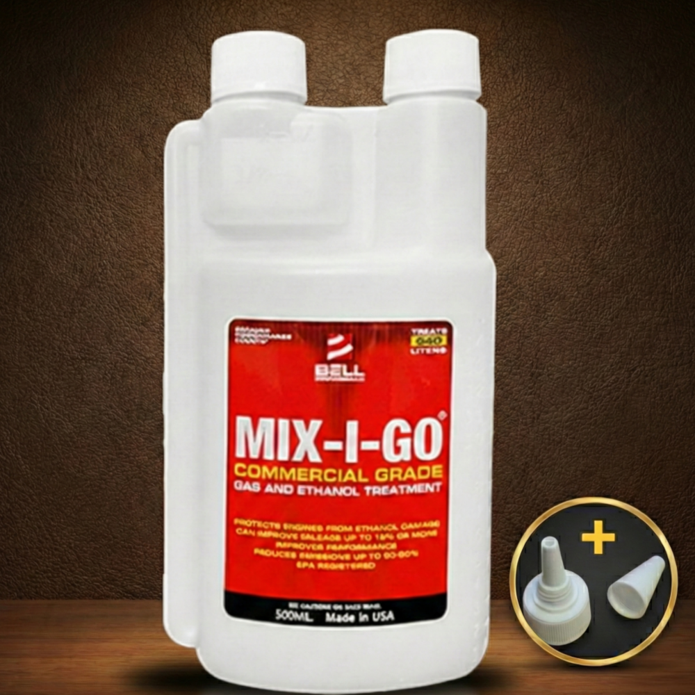 110년 전통 고성능 벨퍼포먼스 연료첨가제 믹스아이고 가솔린 500ml+뾰족캡 - 메인 이미지