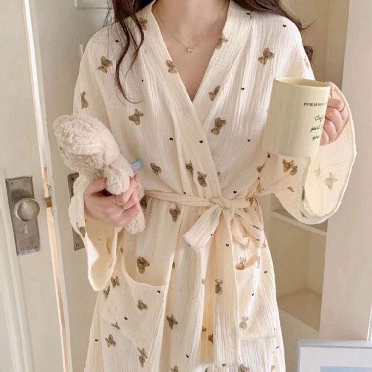 도모아 러블리 로브 가운 샤워 목욕