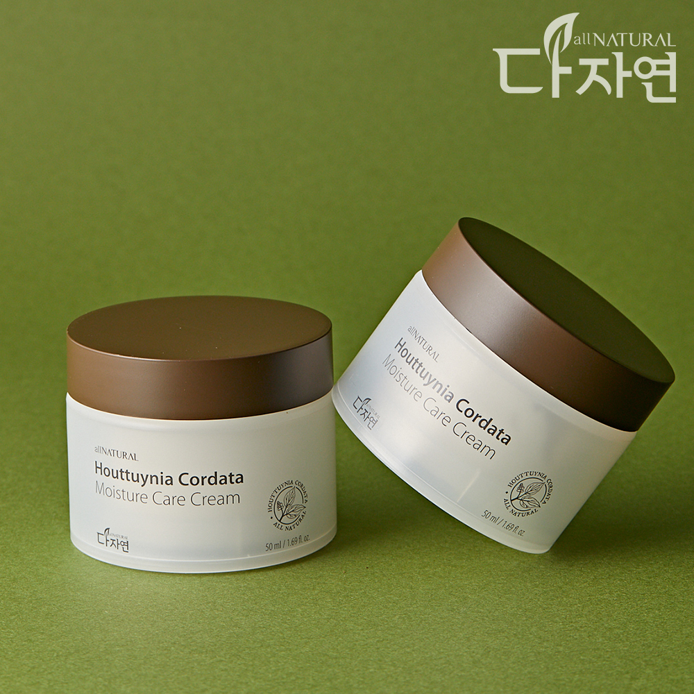 자연의벗 다자연 어성초 모이스춰 케어 크림 저자극 건조 보습 알란토인 녹차 병풀 촉촉 수분 - 상세 이미지 5