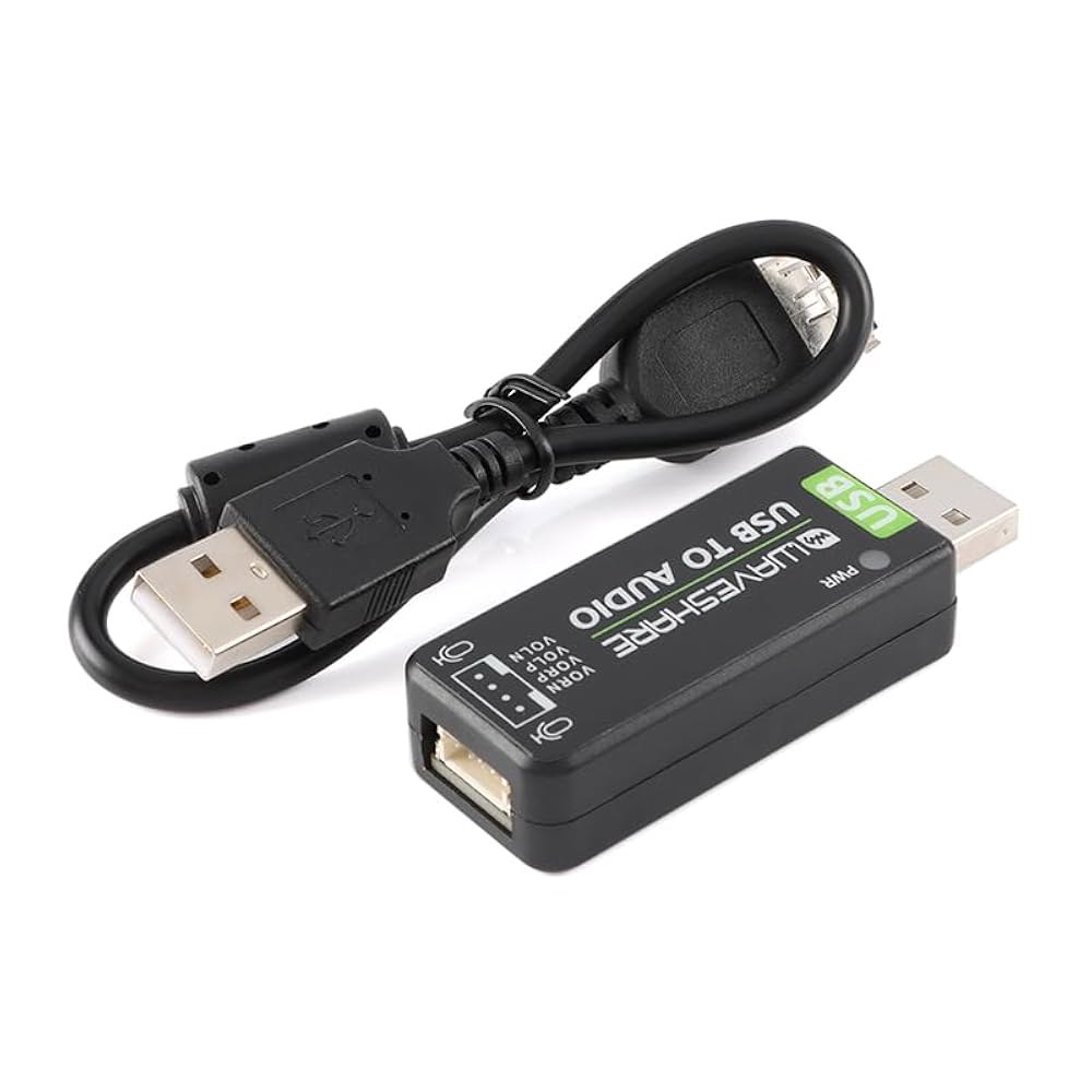 JESSINIE 라즈베리 파이 어댑터용 USB 외부 B01 오디오 마이크/스피커 카드 스테레오 Nano 3B 재생/녹음용 사운드 A02 Jetson 온보드 4B 8GB to 컨버터 - 상품 이미지