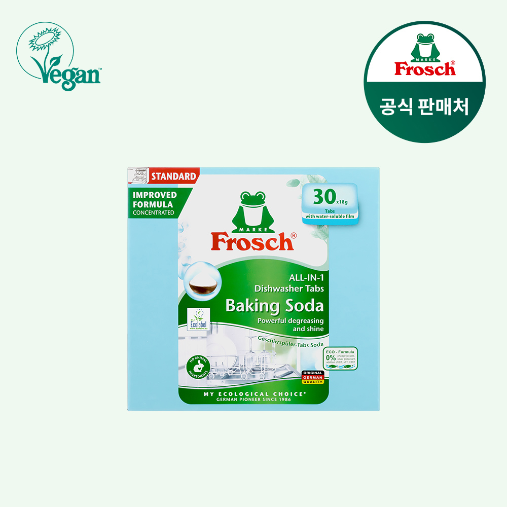 프로쉬 친환경 식기세척기세제 18g 30개입, 베이킹소다, 1개 제품 이미지
