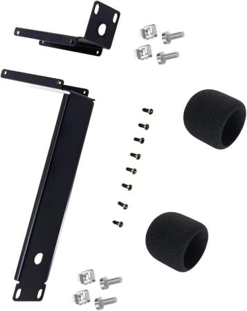 [해외]랙 스페이스 케이스의 Shur BLX4R ULXD4 및 P3T 단일 무선 송신기용 RymKawa 랙마운트 키트 RPW503