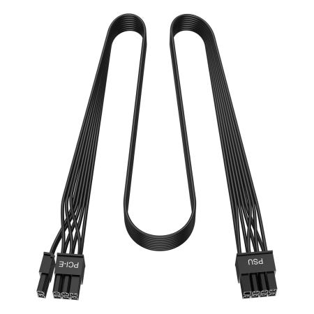 J & D TECH INC [해외]J&D PCIe 케이블 남성용 8핀에서 6+2핀 GPU 전원 커세어 써멀테이크 아레스게임 모듈식 공급 장치 그래픽 카드용 PSU 25인치 65 CM (25 inch)