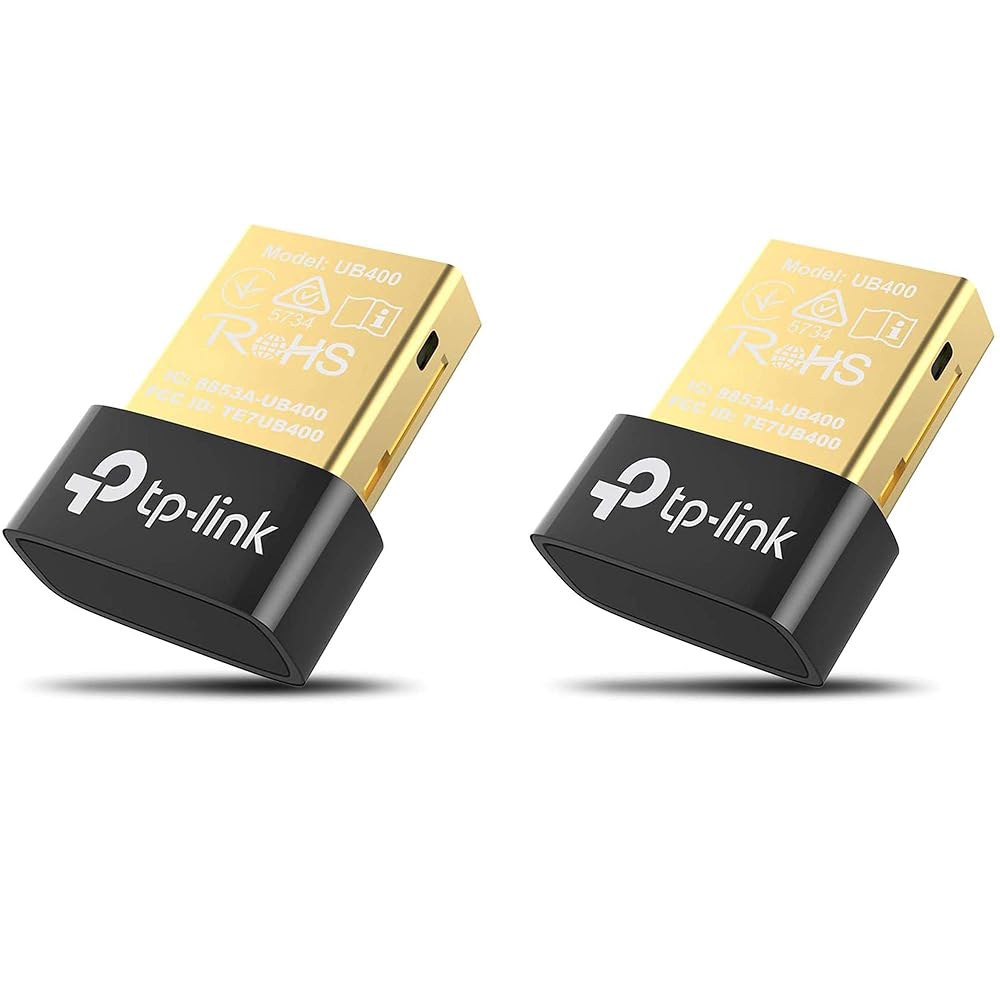 TP-Link PC (UB400)용 USB 블루투스 마우스, 어댑터, 노트북, 2팩 지원 포장 스피커, 벌크 - 프린터, PS4/Xbox 컨트롤러용 헤드셋, 키보드, 윈도우 데스크 - 상품 이미지