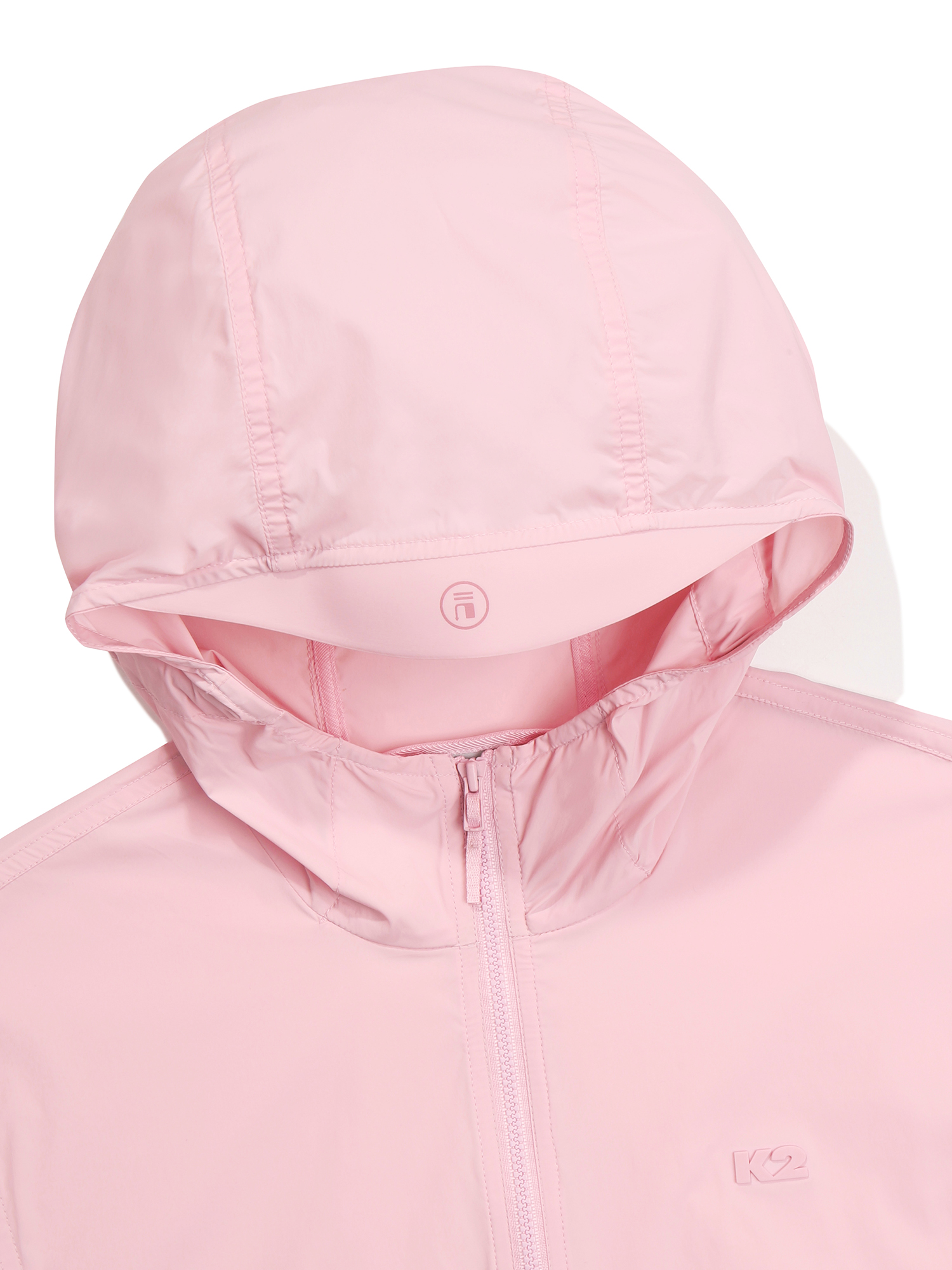 [본사직영] K2 여성 웨더리스(WEATHERLESS) 바이저 (VISOR) 바람막이 자켓 W Light Pink KWM25142P1 - 상세 이미지 4