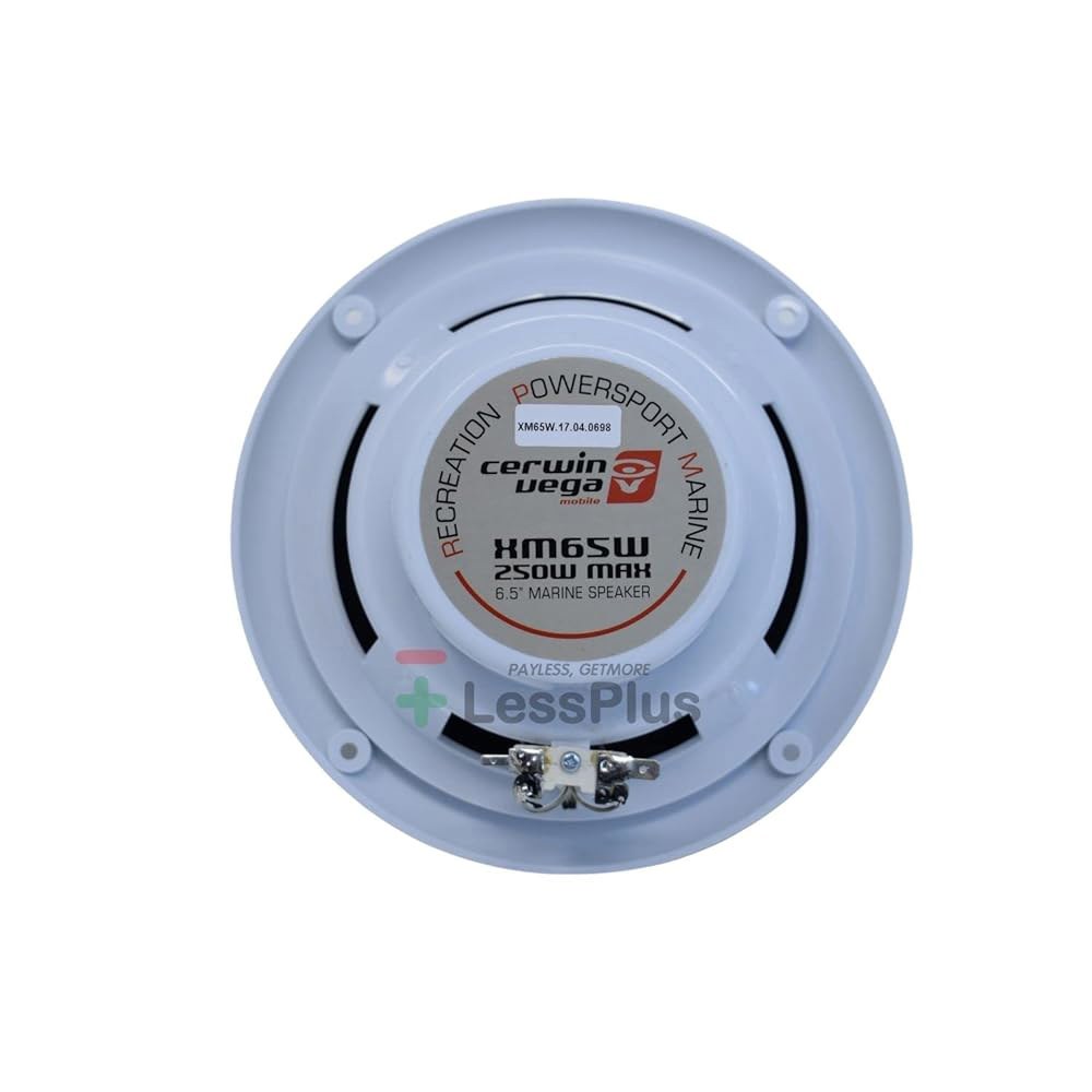 Cerwin Vega XM65W 16.5cm(6.5인치) 120W 화이트 양방향 등급 동축 (쌍) 스피커 해양 - 상세 이미지 3