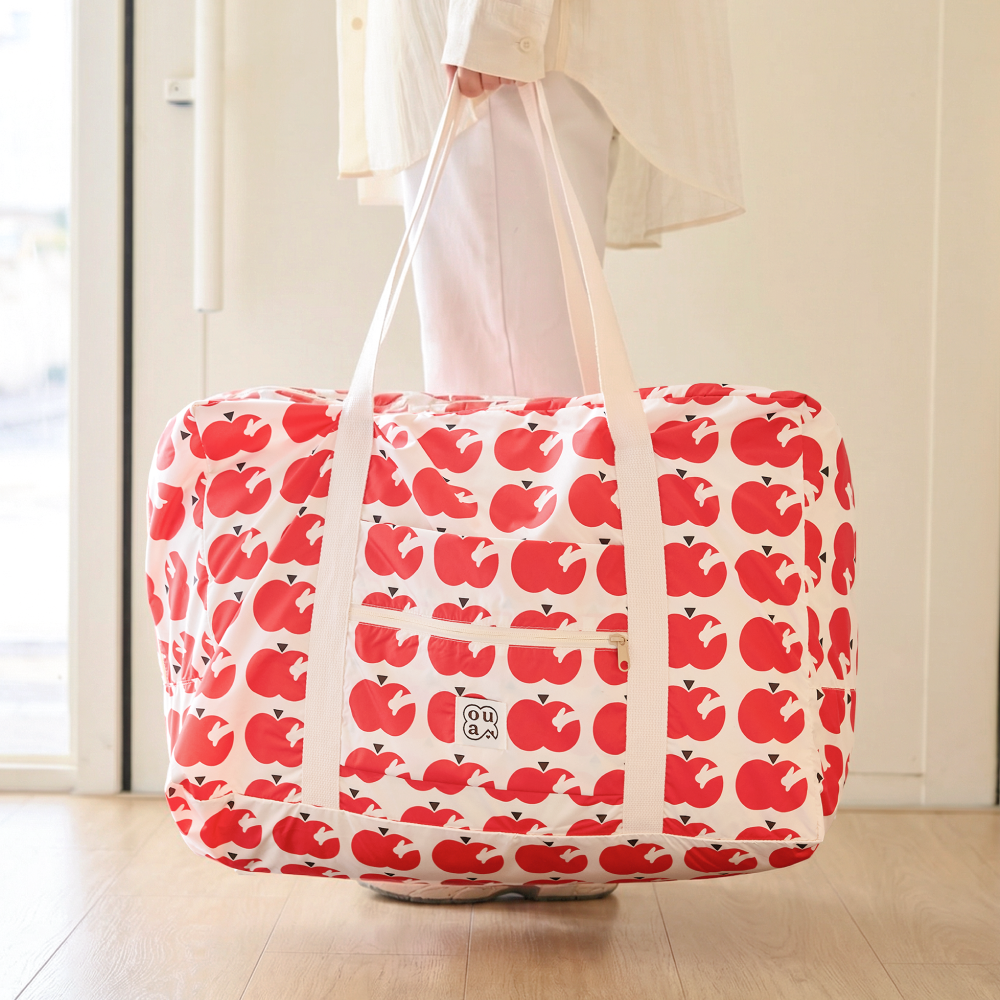 오우아스튜디오 낮잠 이불가방 어린이집 방수 캐리어 연결 애플레드 육아맘 솔직 후기 | 실사용 리뷰 - 대표 이미지