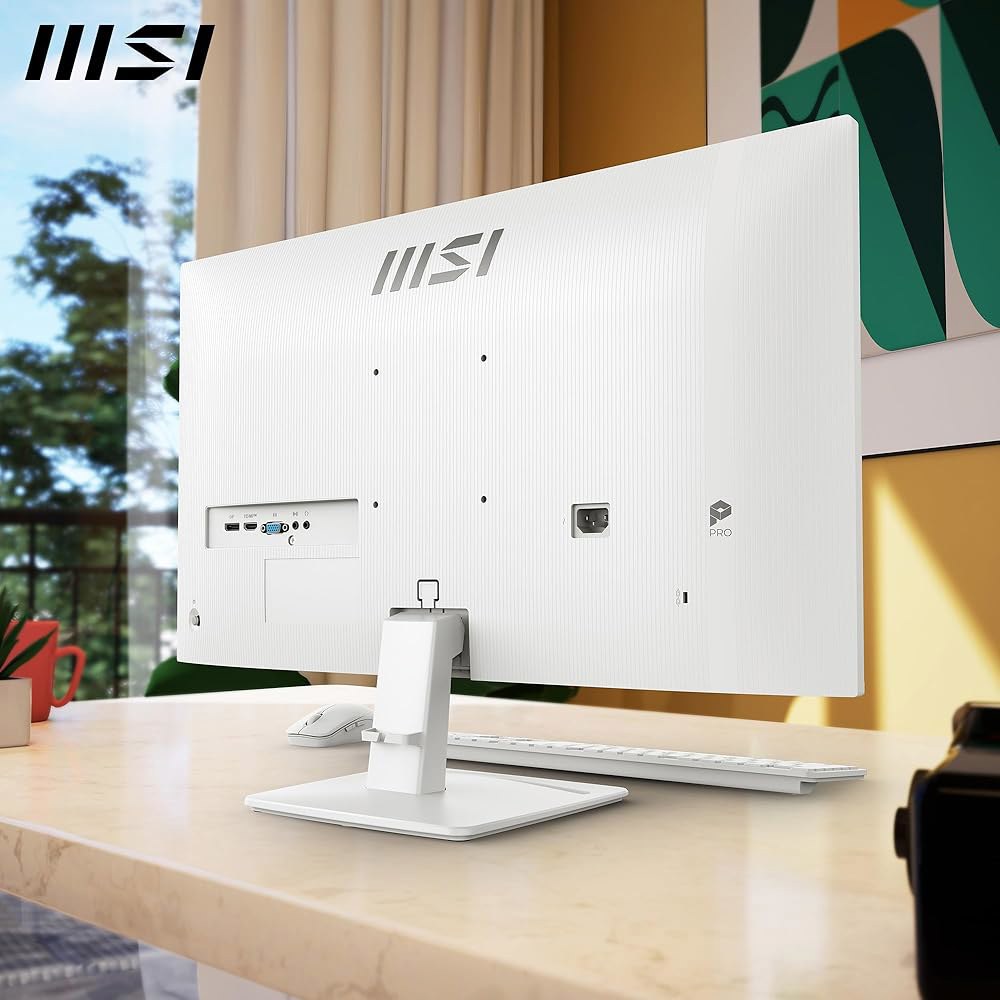 PRO MP275W E2 27인치 IPS x 120Hz, 게이밍 1080(FHD) VESA 화이트 스피커, 포트, 1ms, VGA 베젤 4면 디스플레이포트, 장착 가능, 1920 - 상세 이미지 3