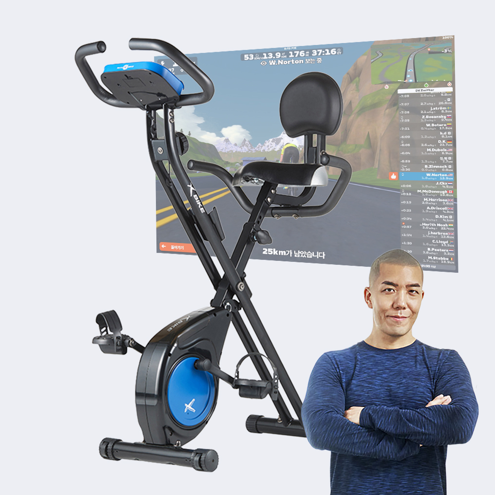 숀리 엑스바이크 G1 메타 가정용 실내자전거 즈위프트 사이클 게임 운동 ... 운동러 솔직 후기 | 실사용 리뷰 - 대표 이미지