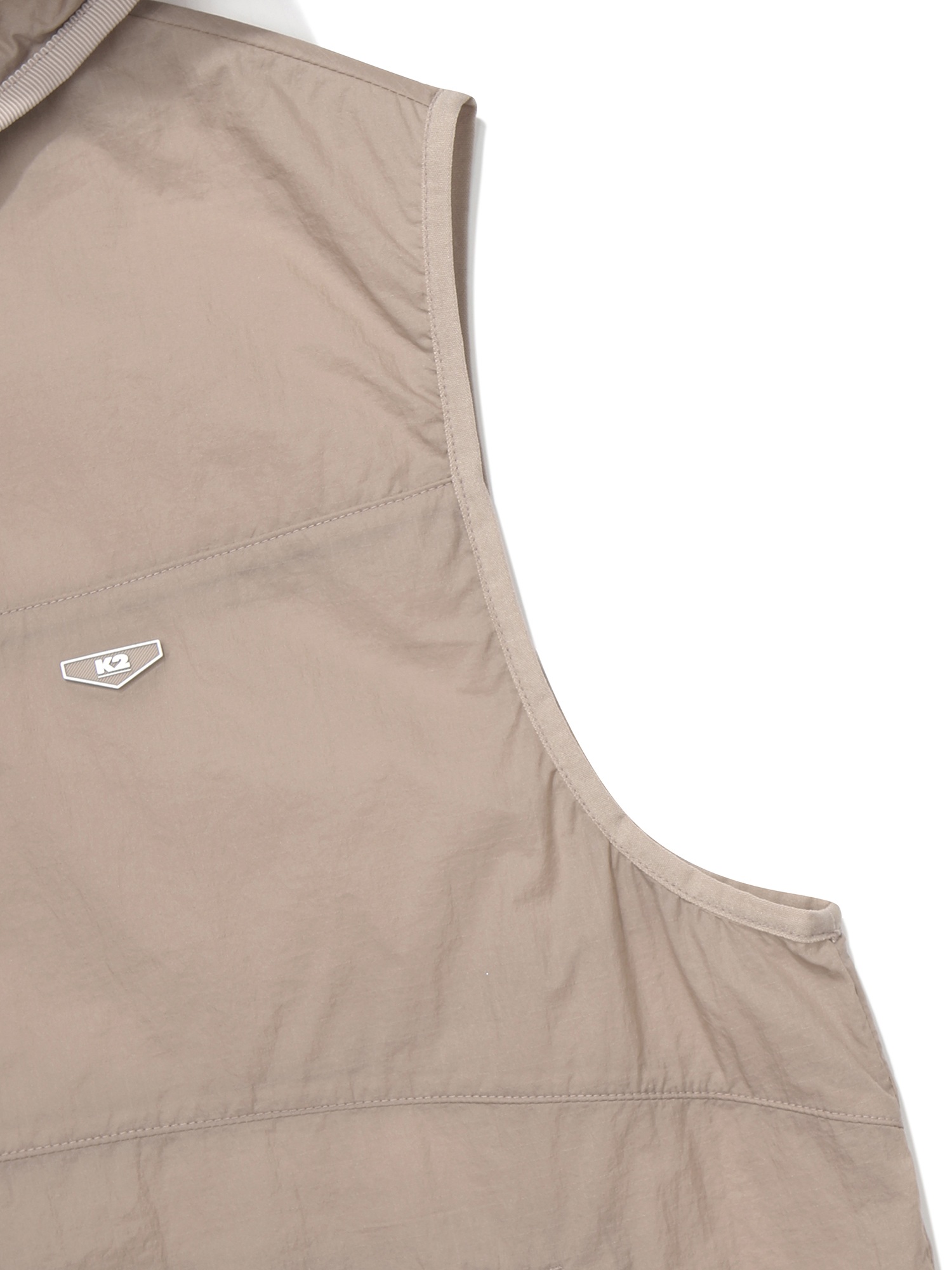 [본사직영] K2 여성 시그니처 크링클 베스트 W Light Beige KWM25672E1 이미지 6
