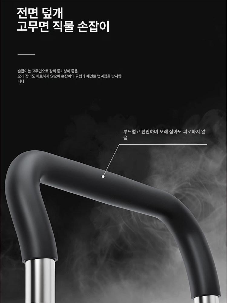 스테인레스 카트 끌차 사륜형 물류용 무소음 작업용 대차 70 무소음 45cm 4인치 450kg 이미지 6