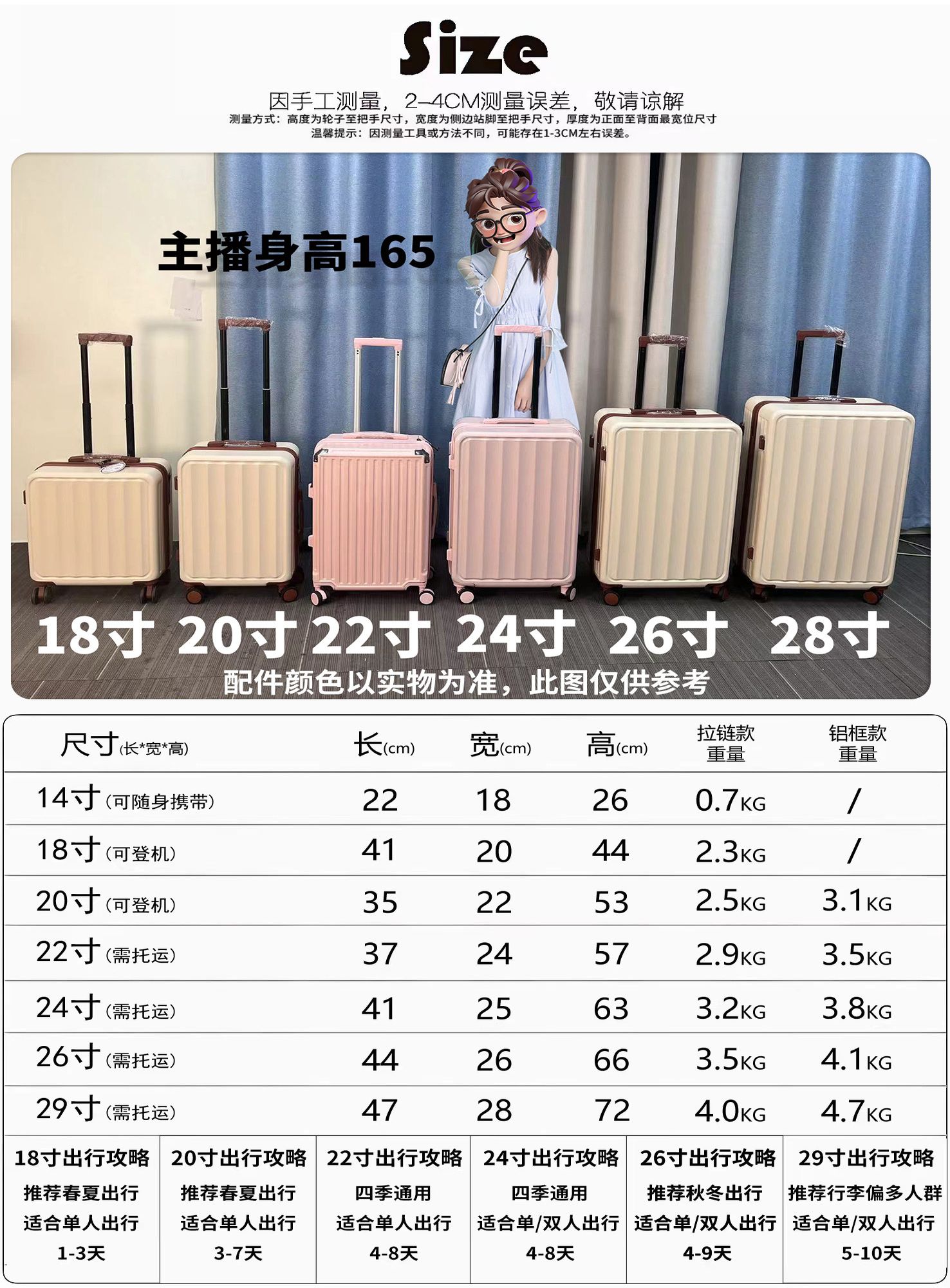 짱구 캐리어 크레용신짱 기내용 프렌즈 여행 가방 트롤리 케이스 비행기 공항 패션 귀여운 B 254m 커피색 24inch 이미지 6