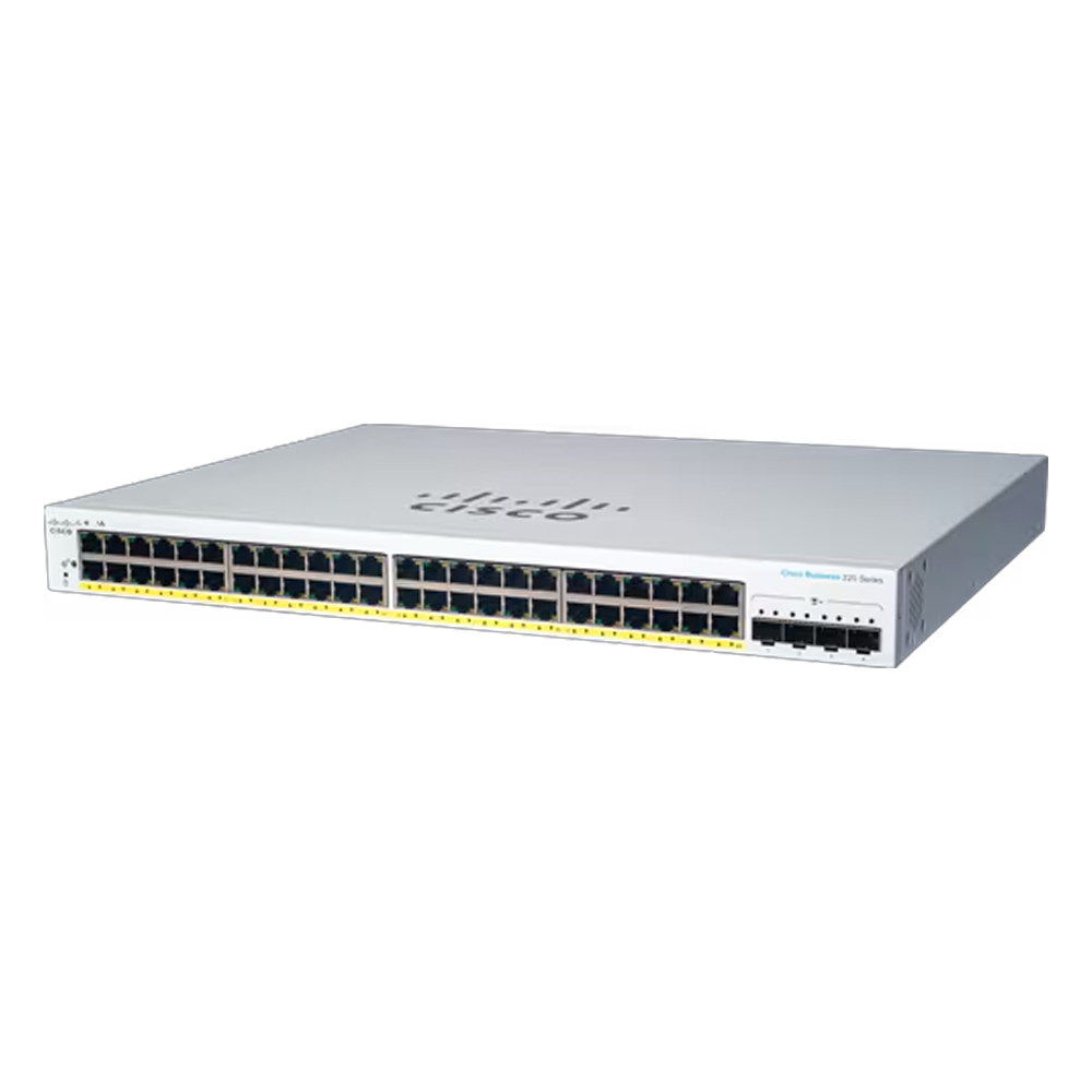 시스코 CBS220-48FP-4X 48포트 Full PoE 기가비트 스위치 10G 4SFP - 상세 이미지 2