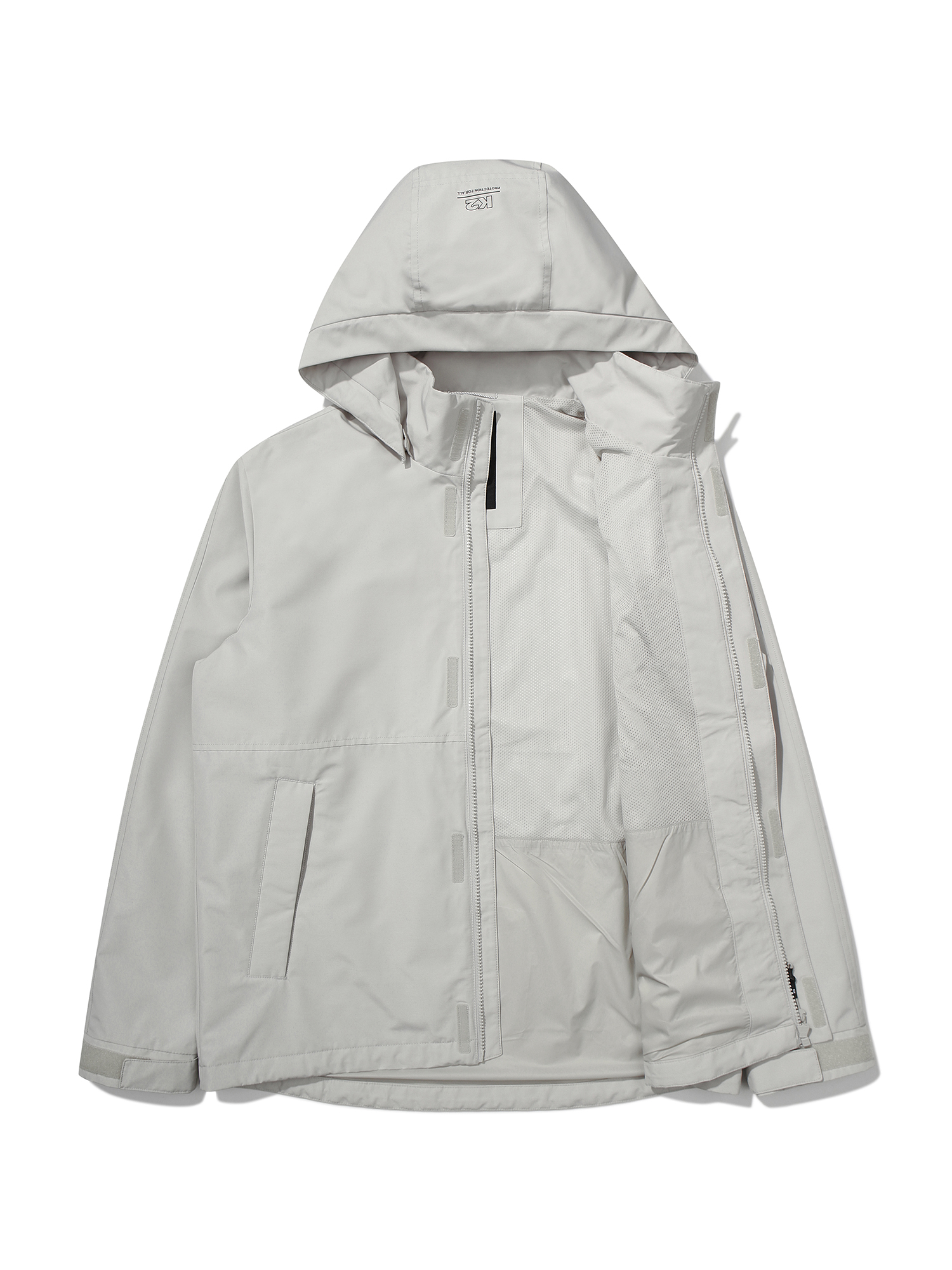 K2 남성 써라운드(SURROUND) 하이킹 자켓 _PEARL GREY KMP25123PG - 상세 이미지 3