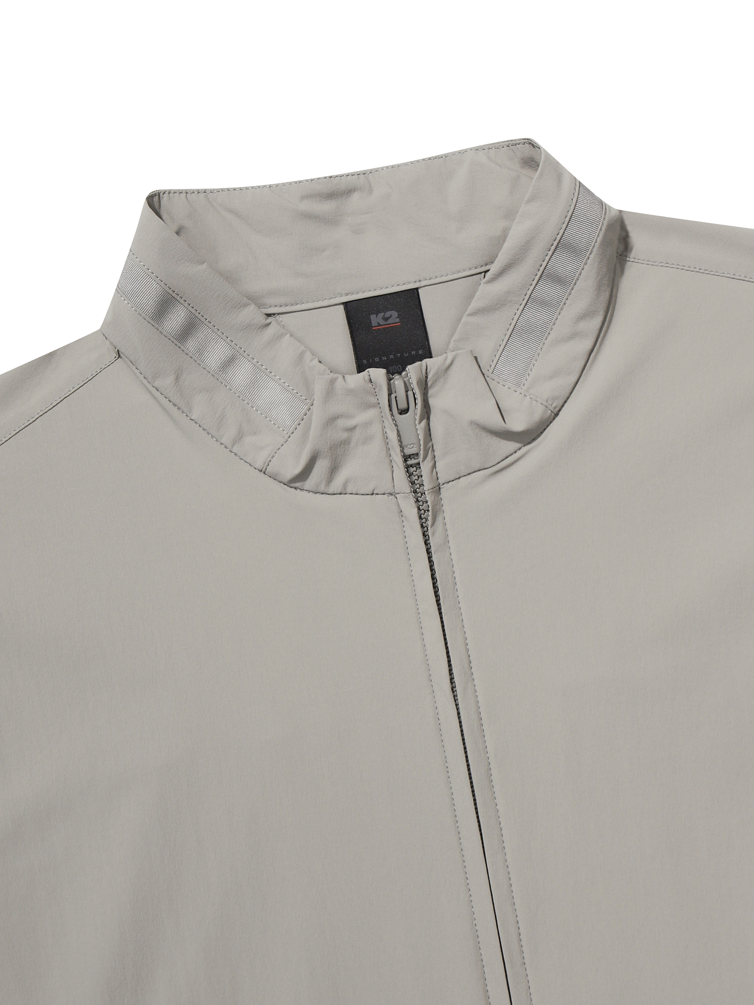 [본사직영] K2 남성 시그니처 스트레치 바람막이 자켓  D/GRAYISH BEIGE KMM25171JS - 상세 이미지 4