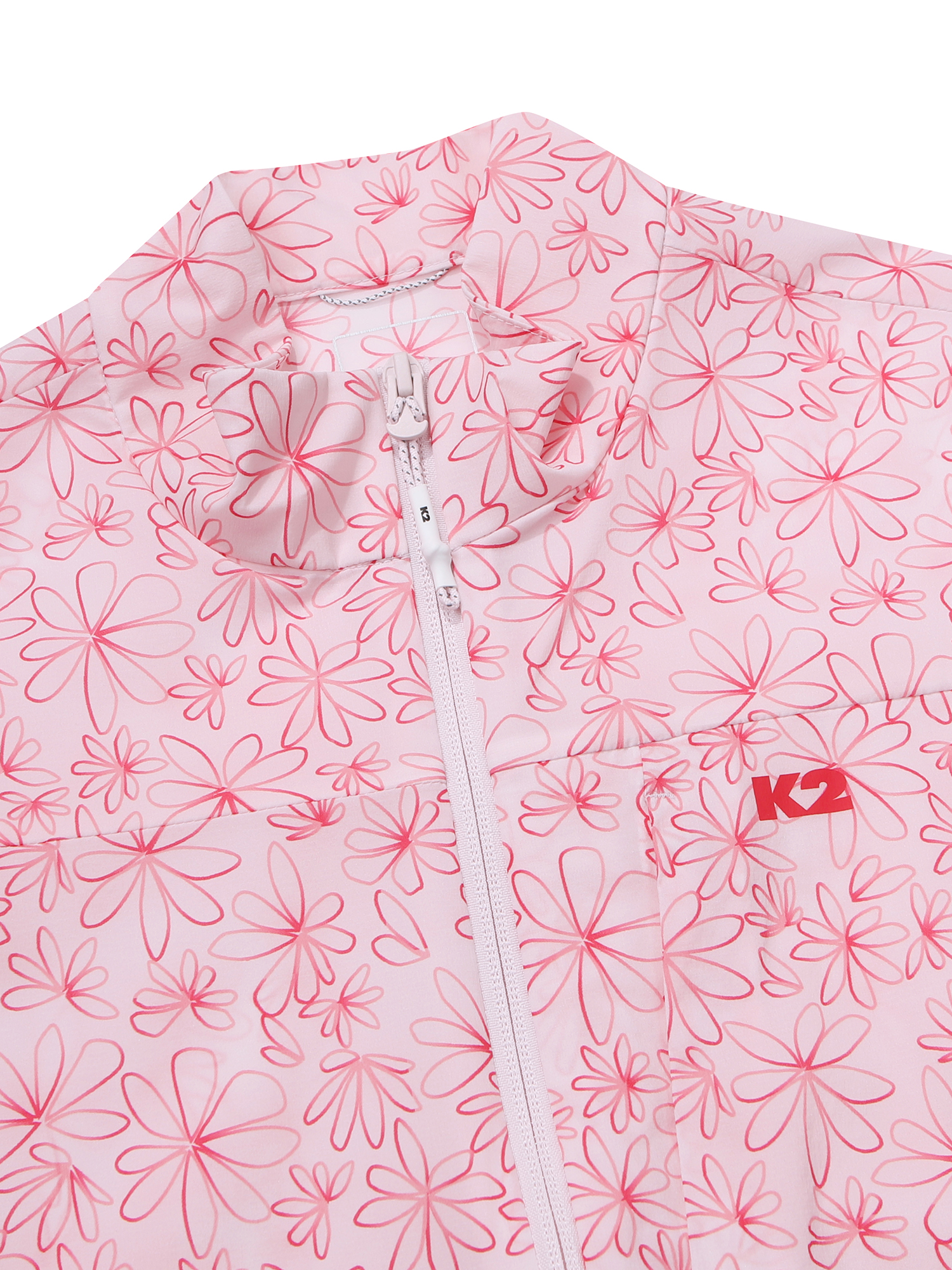 [본사직영] K2 여성 써라운드(SURROUND) AIR 바람막이 자켓 W PALE PINK KWM25126D9 - 상세 이미지 4