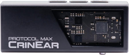 CrinEar [해외]크리니어 프로토콜 맥스 | 휴대용 DAC 증폭기(10밴드 PEQ 듀얼 서러스 로직 CS43198 + SG 마이크로 SGM8262-2 600mW 고출력 증폭 기능 포함)