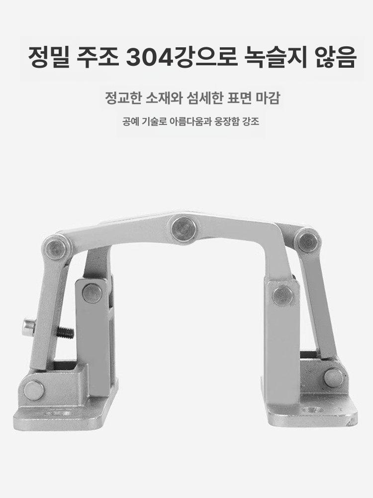 방화문 산업용 헤비듀티 대형 접이식 도어 힌지 고중량 스테인리스스틸 - 상세 이미지 3