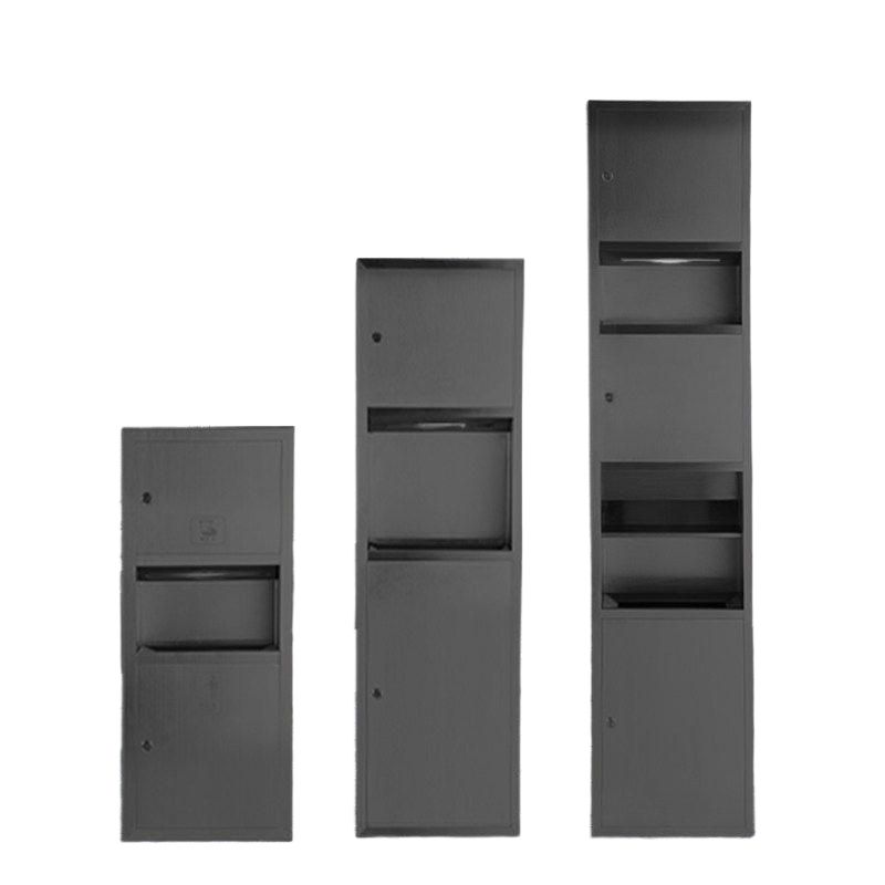 핸드타올 케이스 블랙 750mm 화장실 티슈 손타월 페이퍼 디스펜서 - 상세 이미지 2