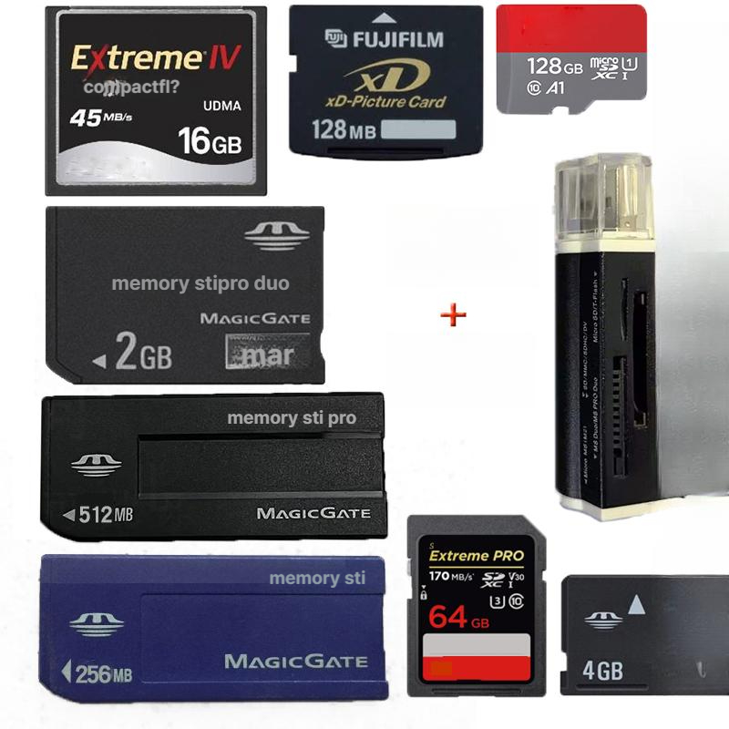 메모리 스틱 어댑터 PSP용 호환 듀오 로고 장식 안드 안드로이드 마이크로 + Type C 2 1 usb2.0 - 상품 이미지